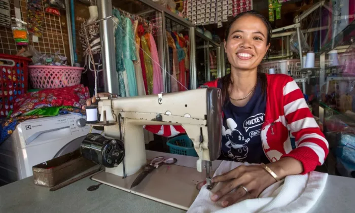 Women-owned enterprises account for 70% of firms in Cambodia, and many are classified as microenterprises. Photo credit: ADB.