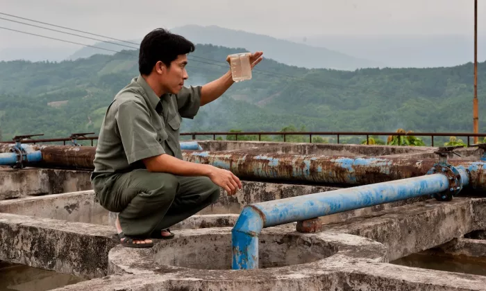 The plant's expansion and increase in capacity will address the water needs of consumers through 2029. Photo credit: ADB. 