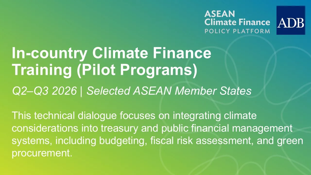 In-country Climate Finance Training 2026